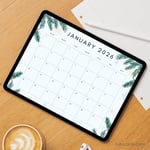 Winter Green – 2026 January Calendar preview 3