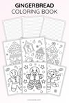 Gingerbread Man & Gingerbread House Coloring Pages + Writing Templates preview 5