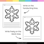 Snow Tear Art Activity | Winter Craft | Fine Motor preview 3