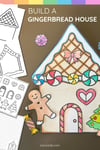 Build-a-Gingerbread House Craft | 4 Blank Houses + Decorations + Writing Templates preview 5