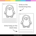 Penguin Tear Art Activity | Winter Craft | Fine Motor preview 3