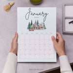 January 2026 Calendar – Nature Illustration | Winter Theme preview 2