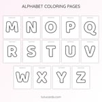 Alphabet Coloring Pages – Uppercase Letters A–Z Printable for Toddlers & Preschoolers preview 3