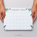 Winter Green – 2026 January Calendar preview 2