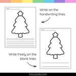 Christmas Tree Tear Art Activity | Christmas Craft | Fine Motor preview 3
