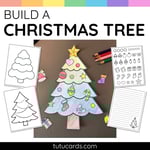 Christmas Tree Craft Book | No-Prep Holiday Coloring & Writing Activity preview 1