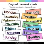 Colorful Classroom Calendar Set with Weather, Seasons, Days & Dates preview 5
