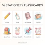 20 Cute Colorful Kitchen & Tableware Flashcards | Printable Cards | 3.5x5 inch | Kids Learning & Classroom Decor (Copy) (Copy) preview 1