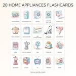 20 Cute Colorful Kitchen & Tableware Flashcards | Printable Cards | 3.5x5 inch | Kids Learning & Classroom Decor (Copy) preview 2