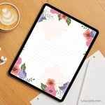 2026 Calendar Printable Download | Cute Pink and Purple Floral Watercolor Vertical Calendar | To-Do List & Notes Pages Included | Letter Size | Aesthetic Planner preview 7